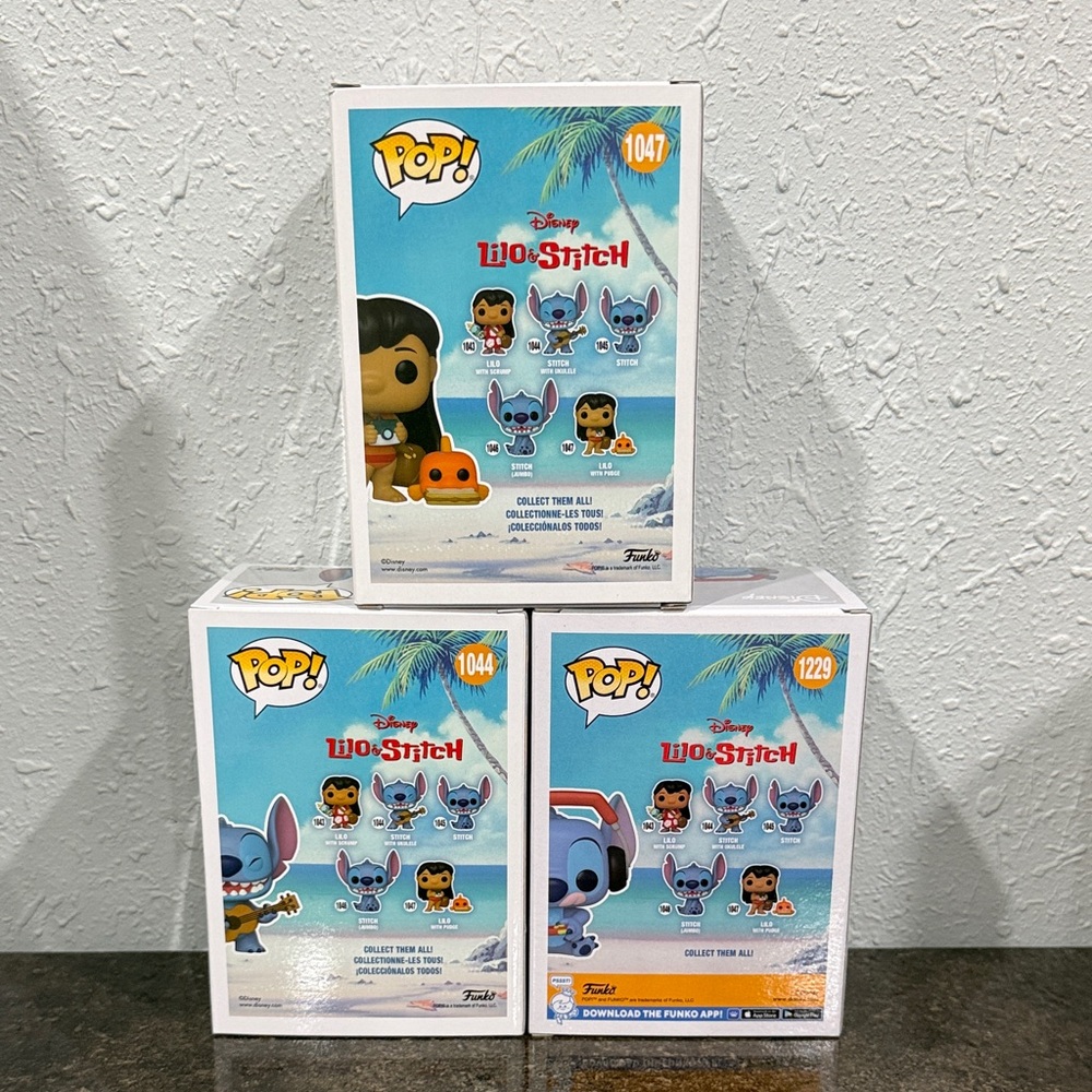Lilo & Stitch Funko Pop Vinyl Figures Set - Picture 2 of 5